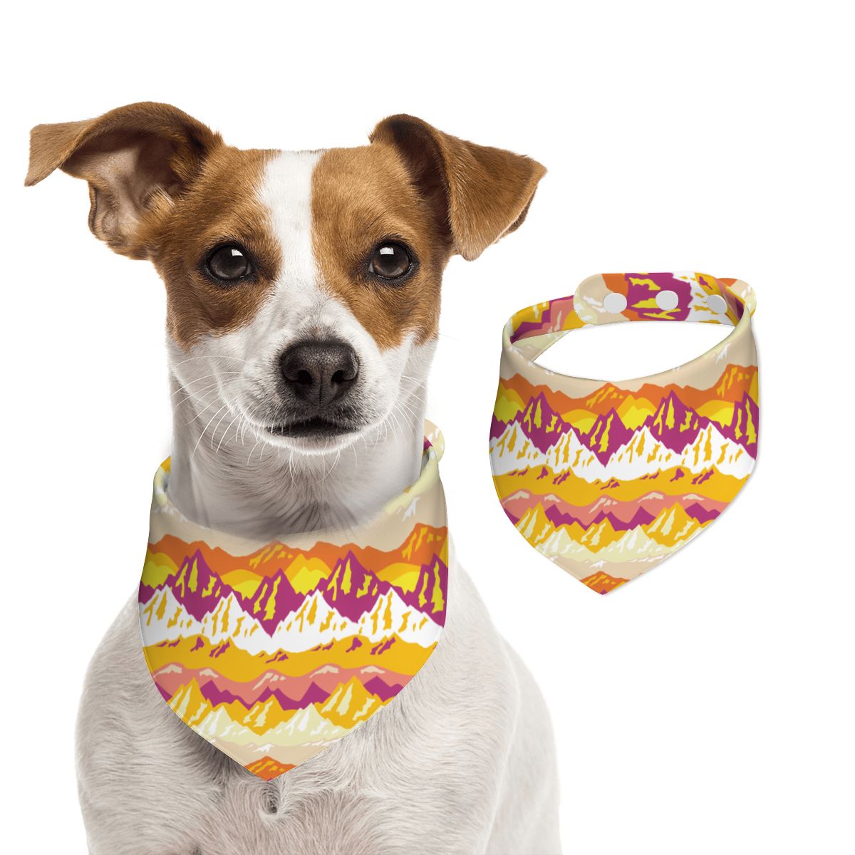 Pet Cotton Snap Bandana