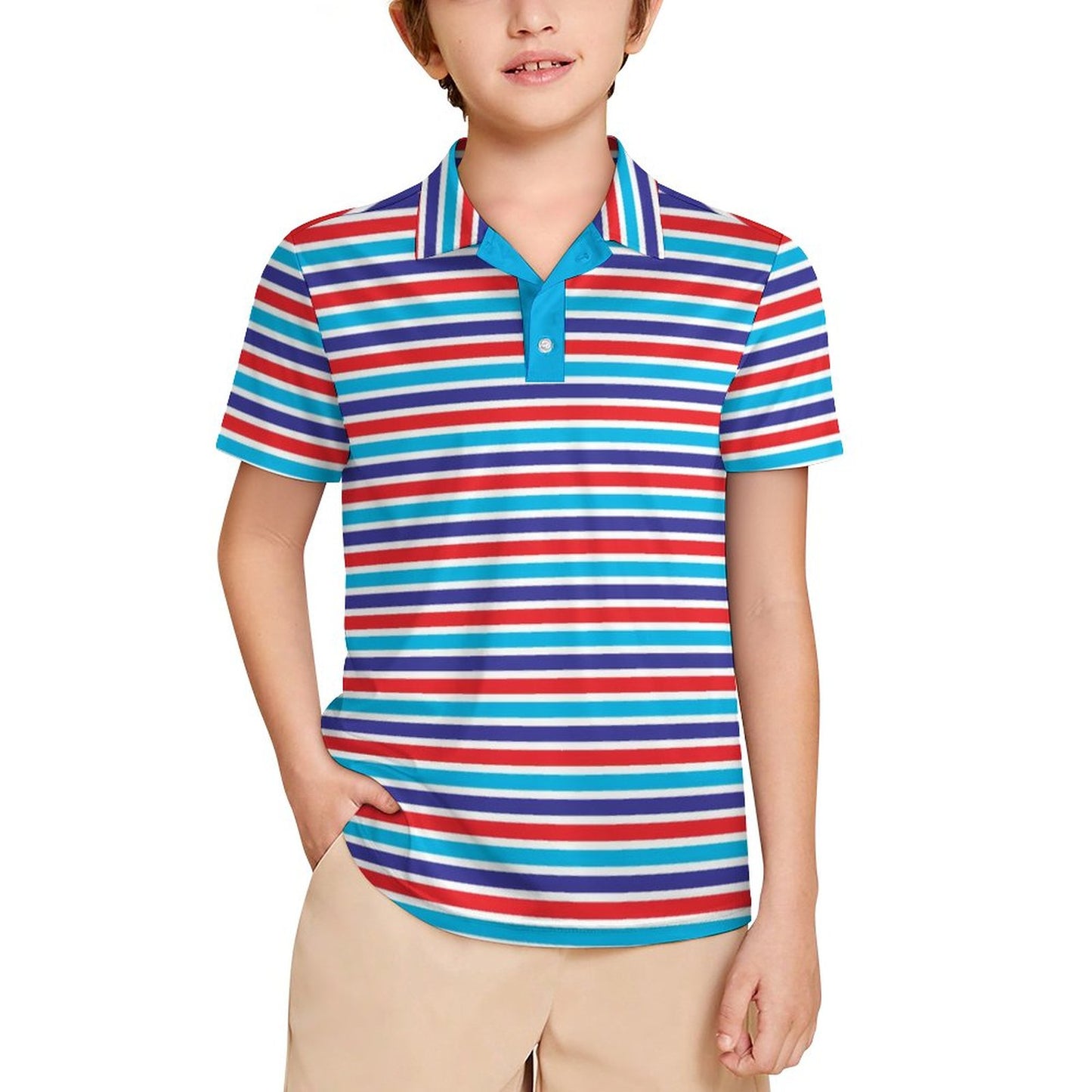 Kids' UPF50+ Polo Shirt