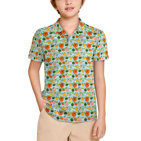 Kids' UPF50+ Polo Shirt