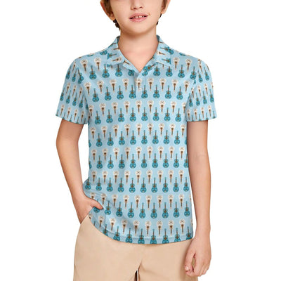 Kids' UPF50+ Polo Shirt