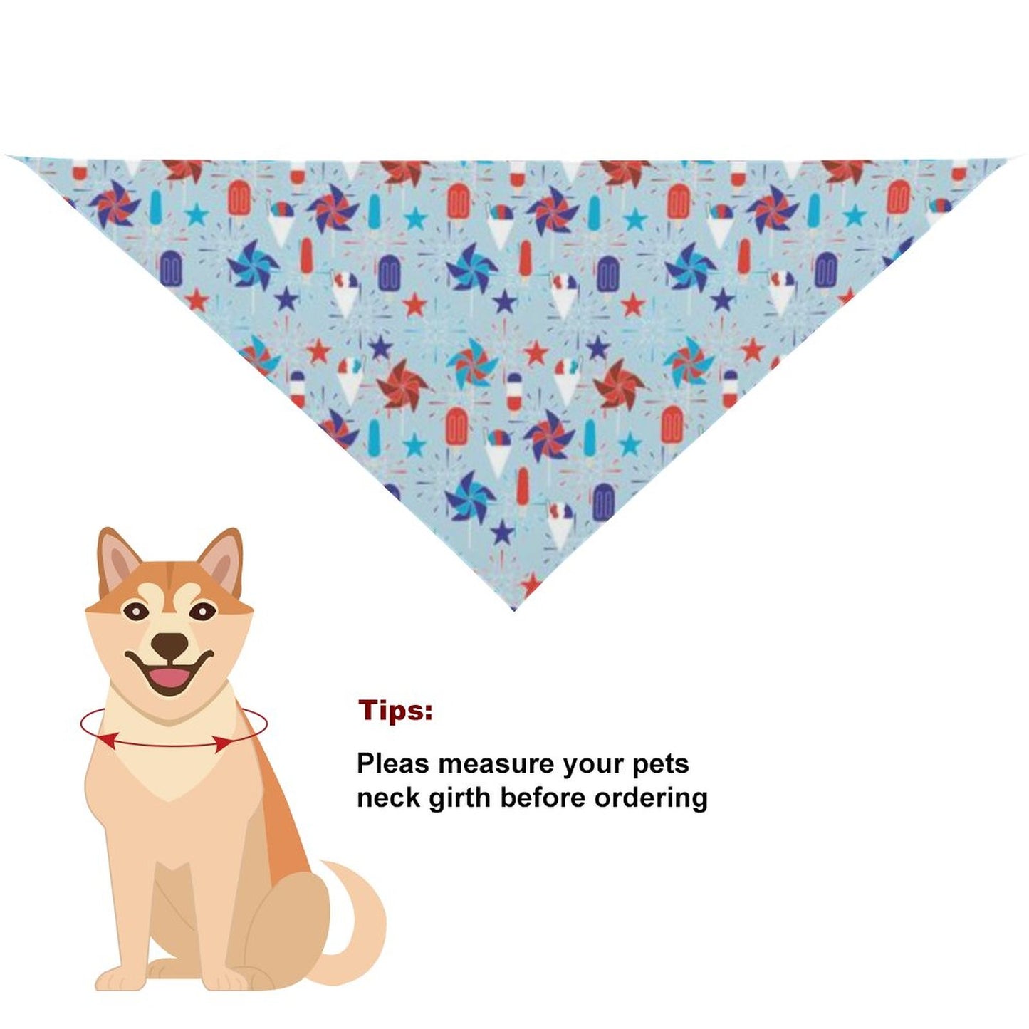 Pet Tie-On Bandana