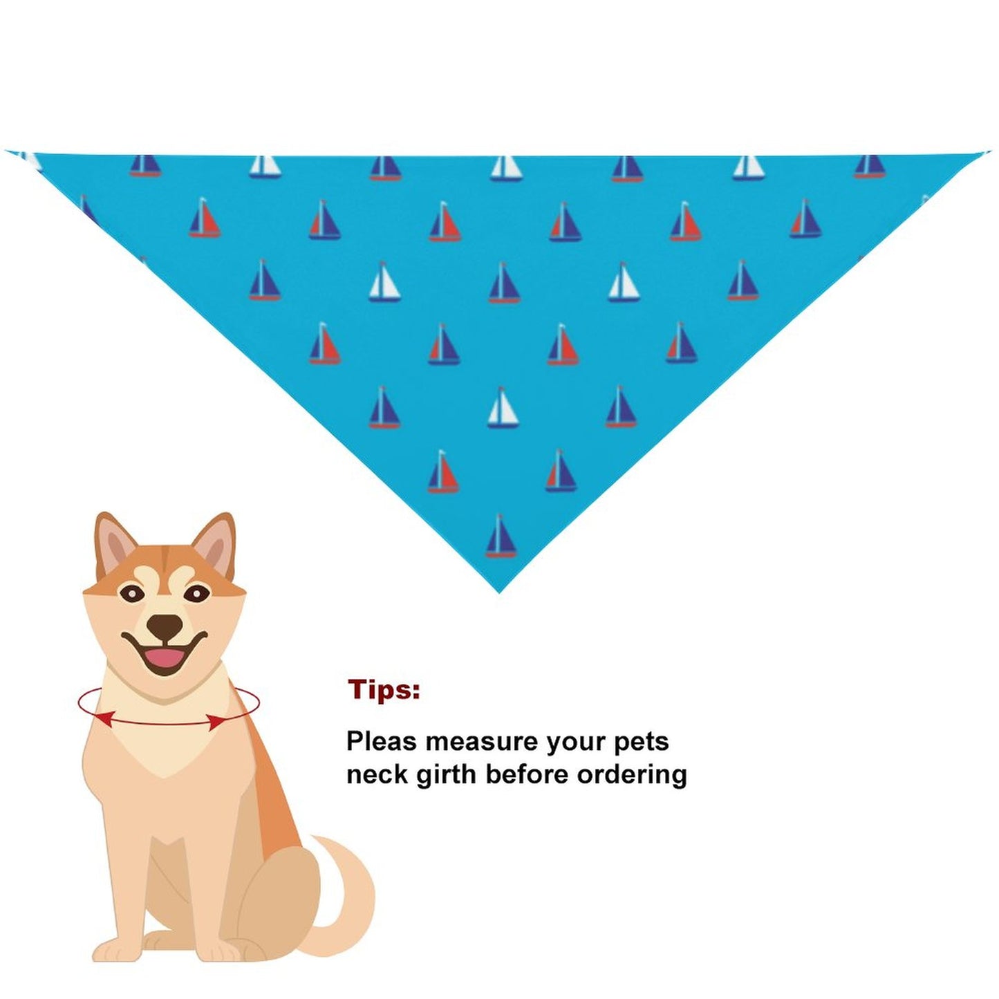 Pet Tie-On Bandana