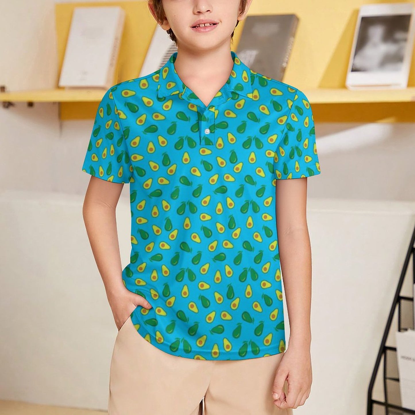 Kids' UPF50+ Polo Shirt