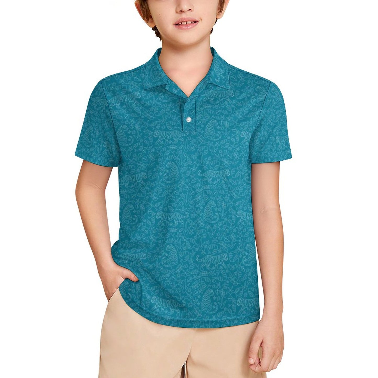 Kids' UPF50+ Polo Shirt