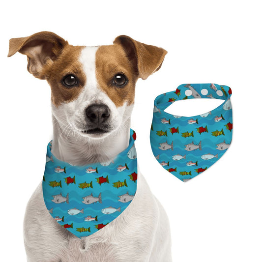 Pet Cotton Snap Bandana