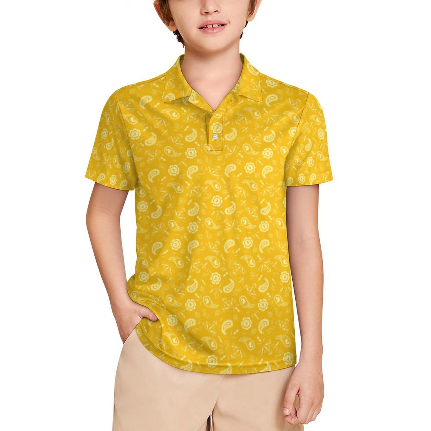 Kids' UPF50+ Polo Shirt