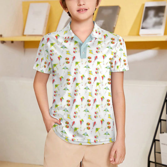 Kids' UPF50+ Polo Shirt