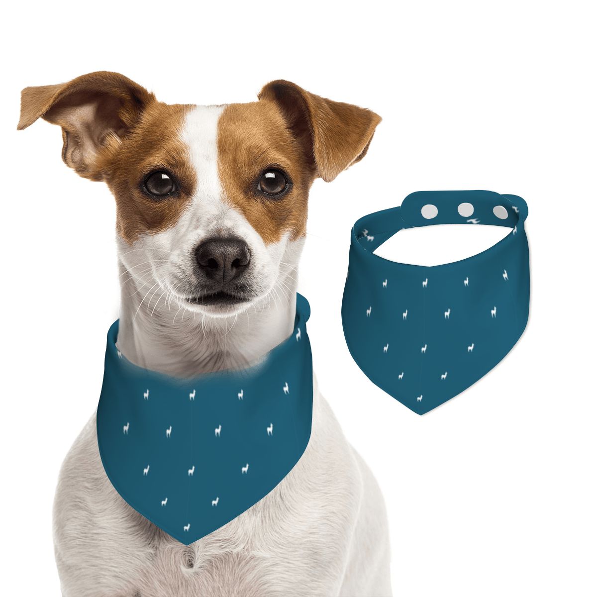 Pet Cotton Snap Bandana