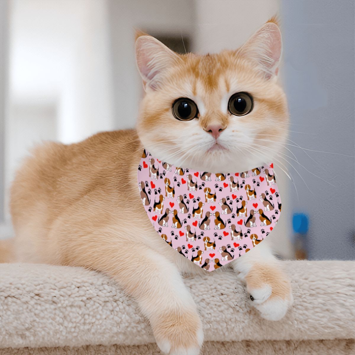 Pet Cotton Snap Bandana