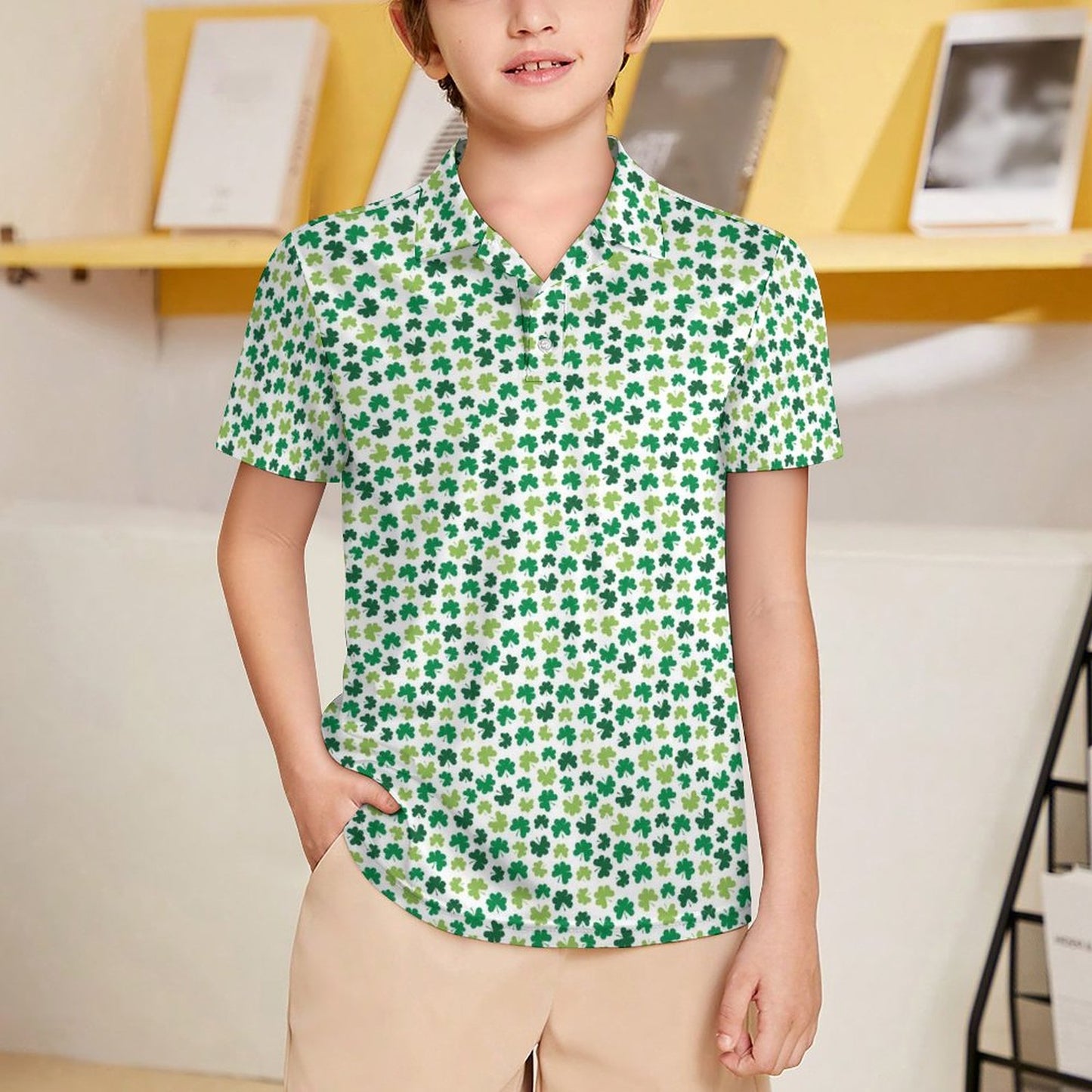 Kids' UPF50+ Polo Shirt