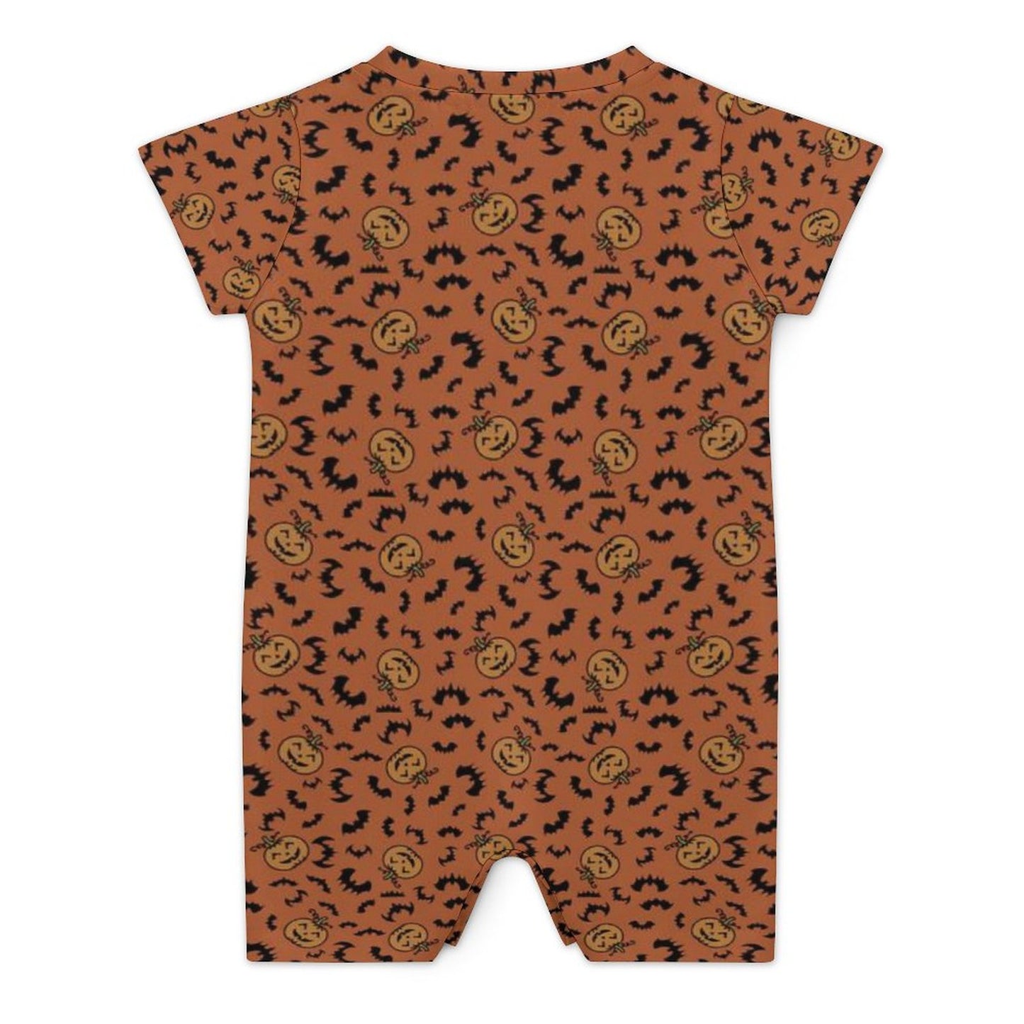 180gsm Faux Cotton Short Sleeve Baby Bodysuit Romper(All-Over Printing)