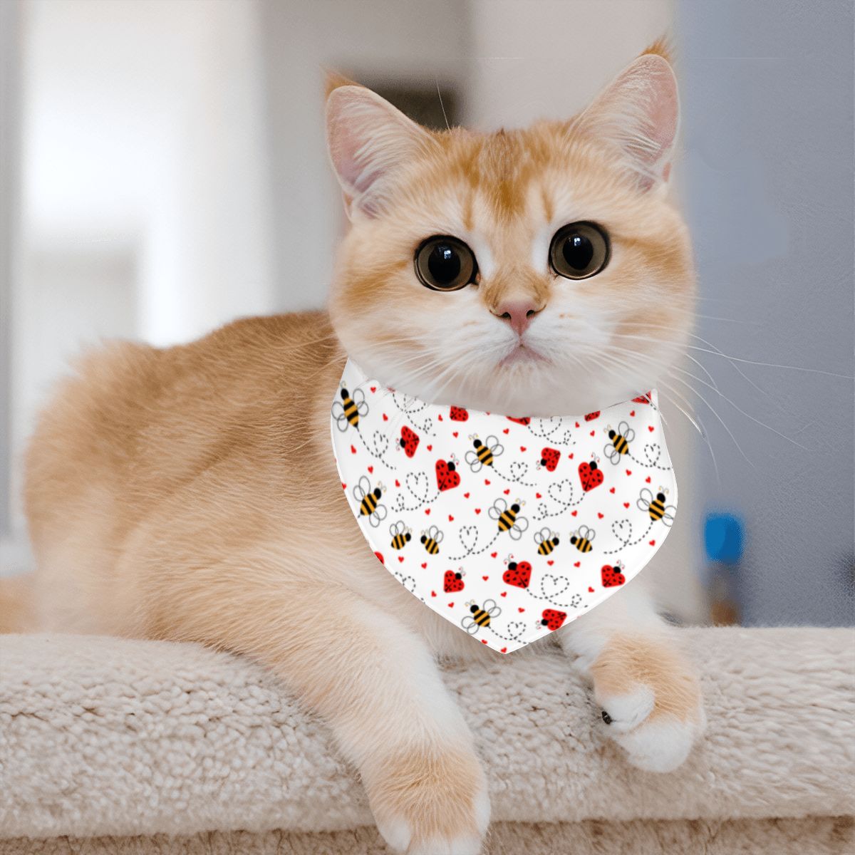 Pet Cotton Snap Bandana