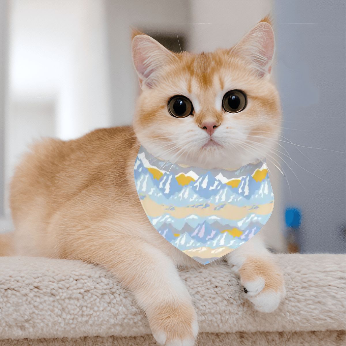 Pet Cotton Snap Bandana