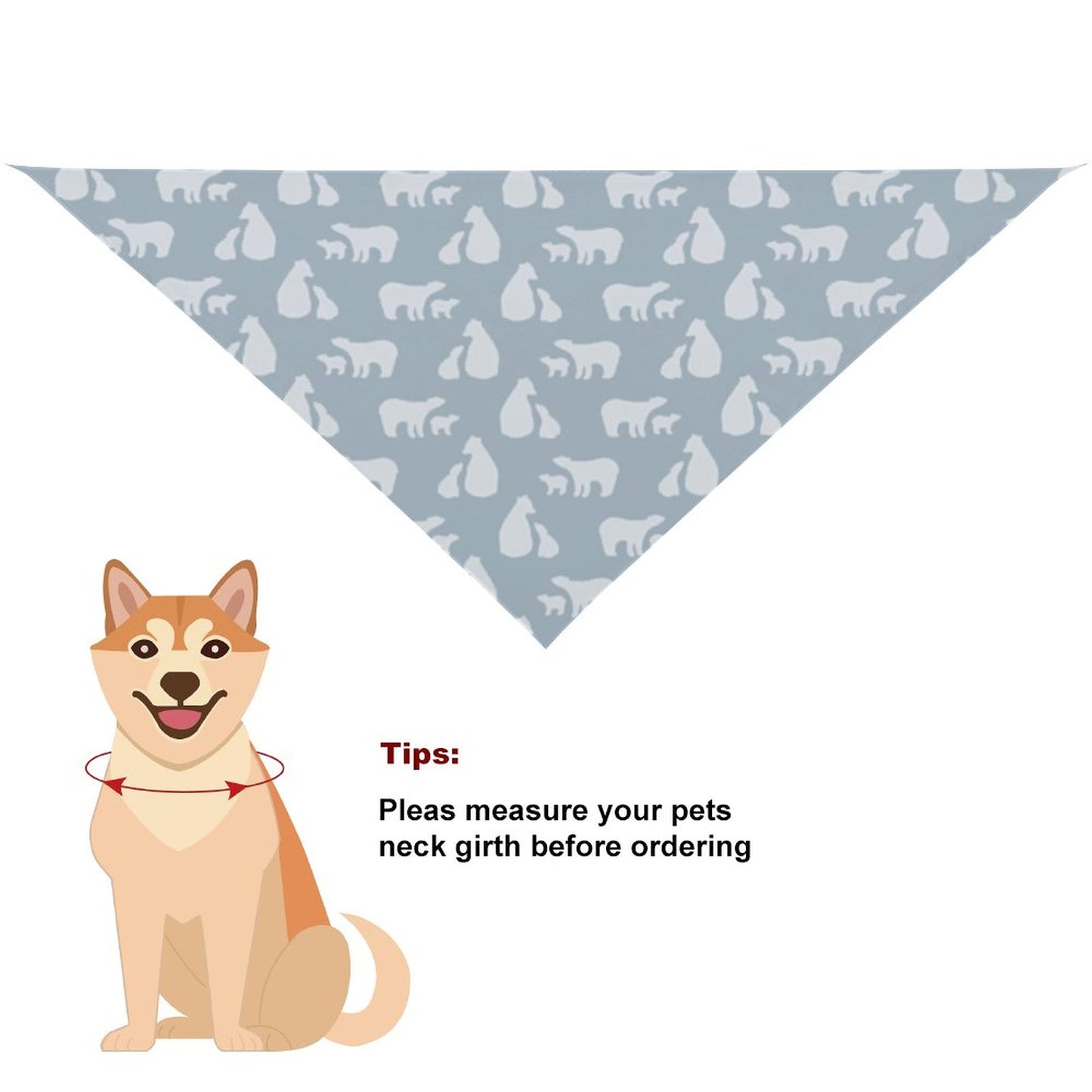 Pet Tie-On Bandana