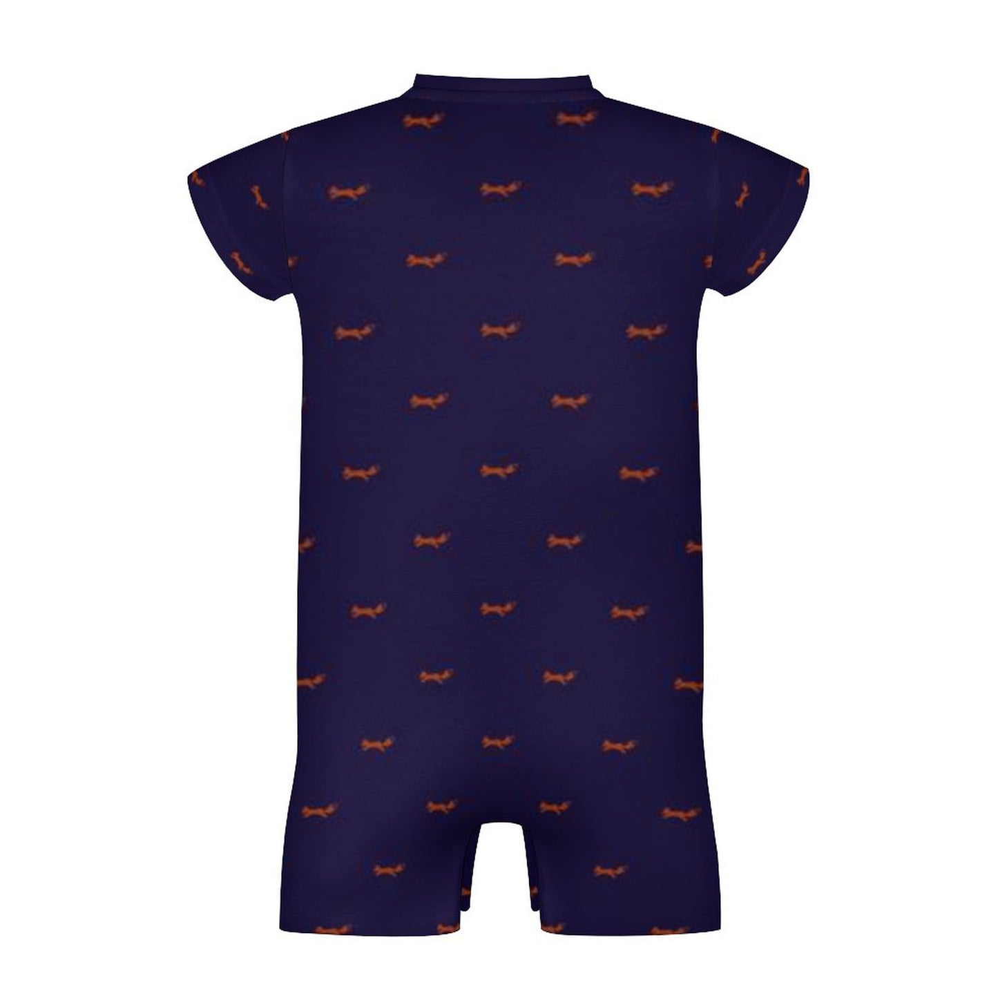 180gsm Faux Cotton Short Sleeve Baby Bodysuit Romper(All-Over Printing)