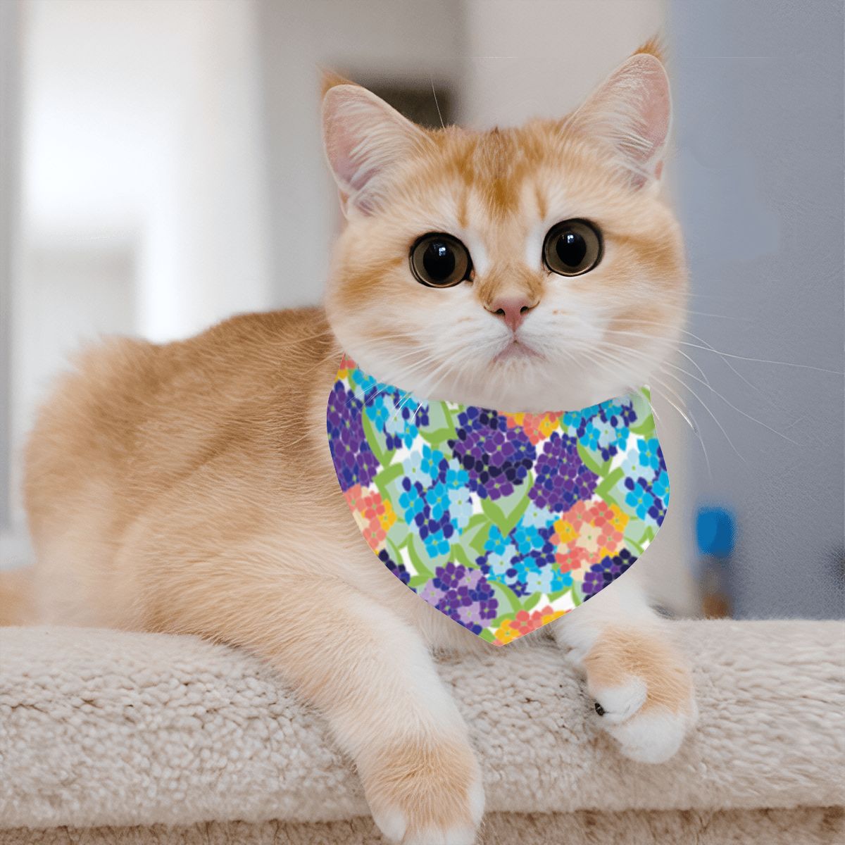 Pet Cotton Snap Bandana