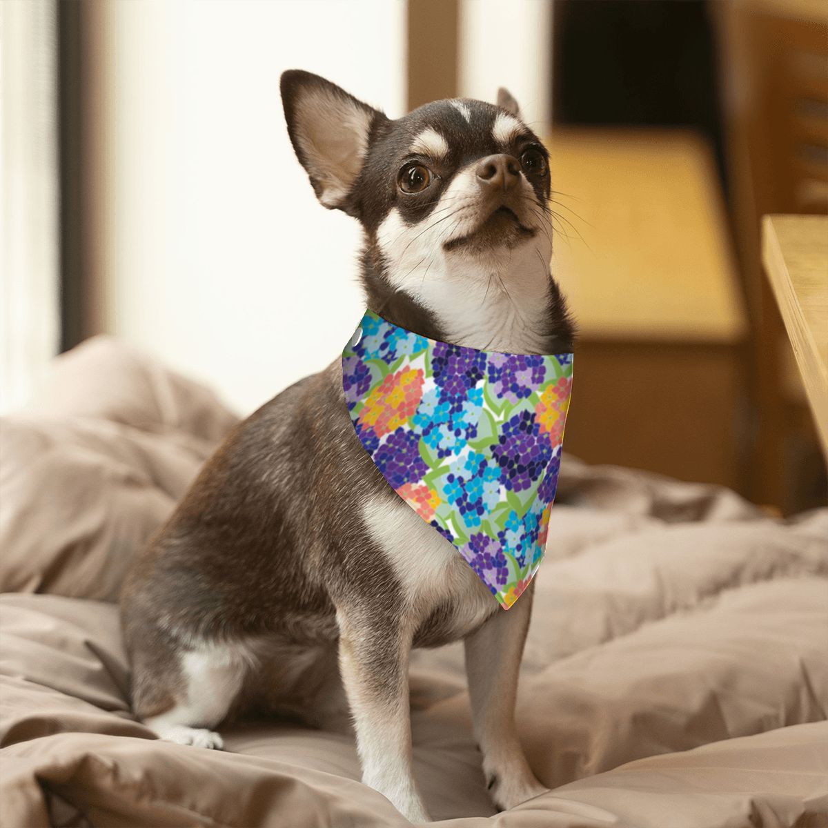 Pet Cotton Snap Bandana