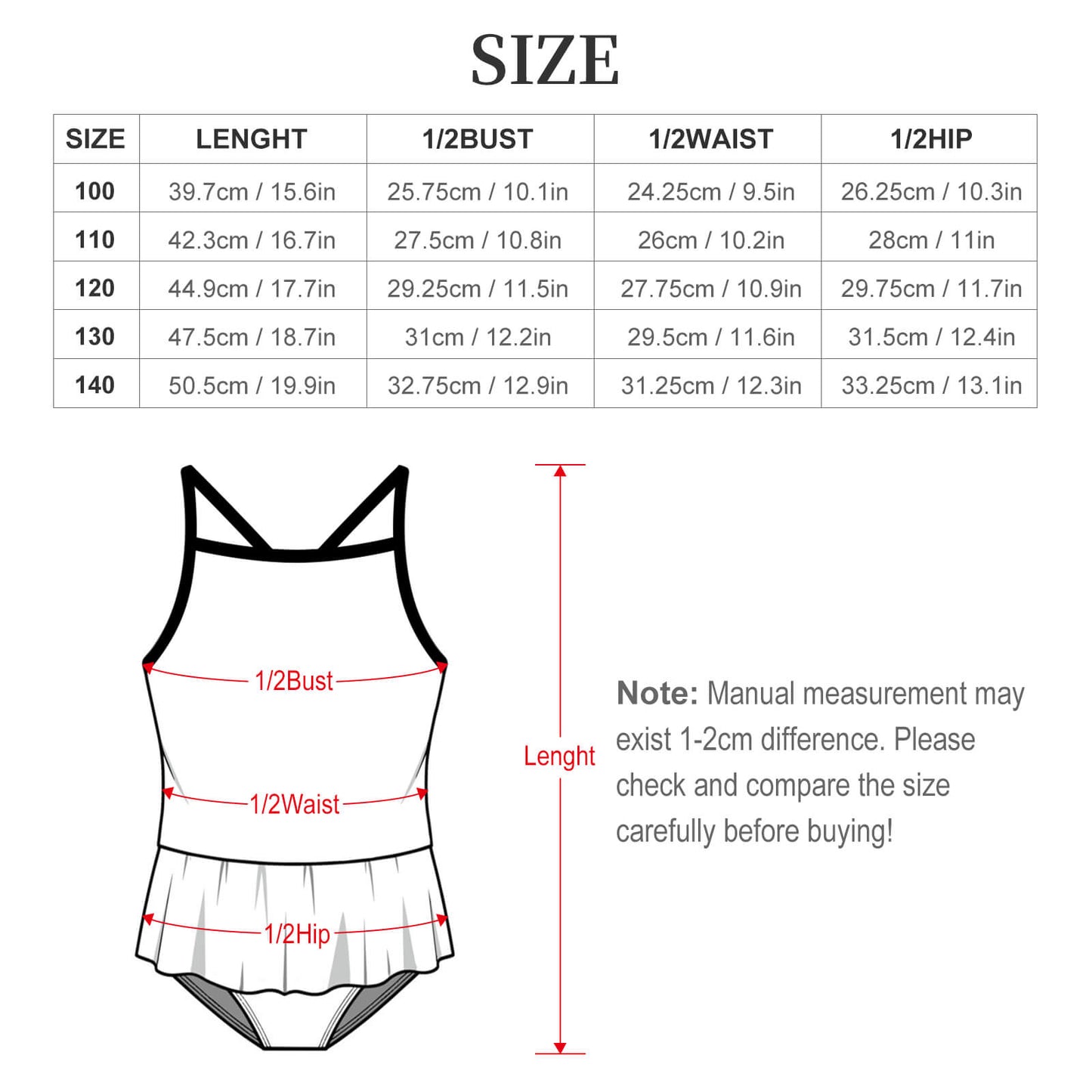 Kids' Ruffle Swimsuit