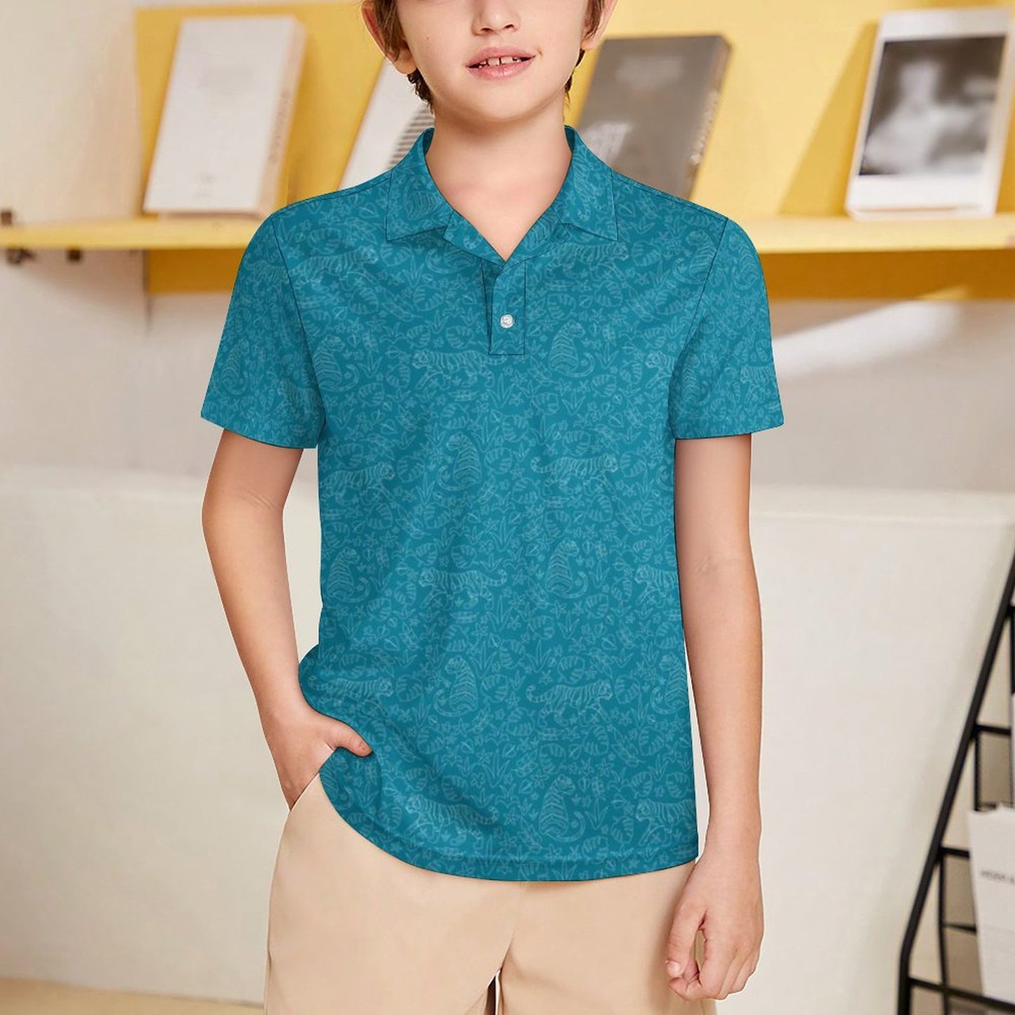 Kids' UPF50+ Polo Shirt