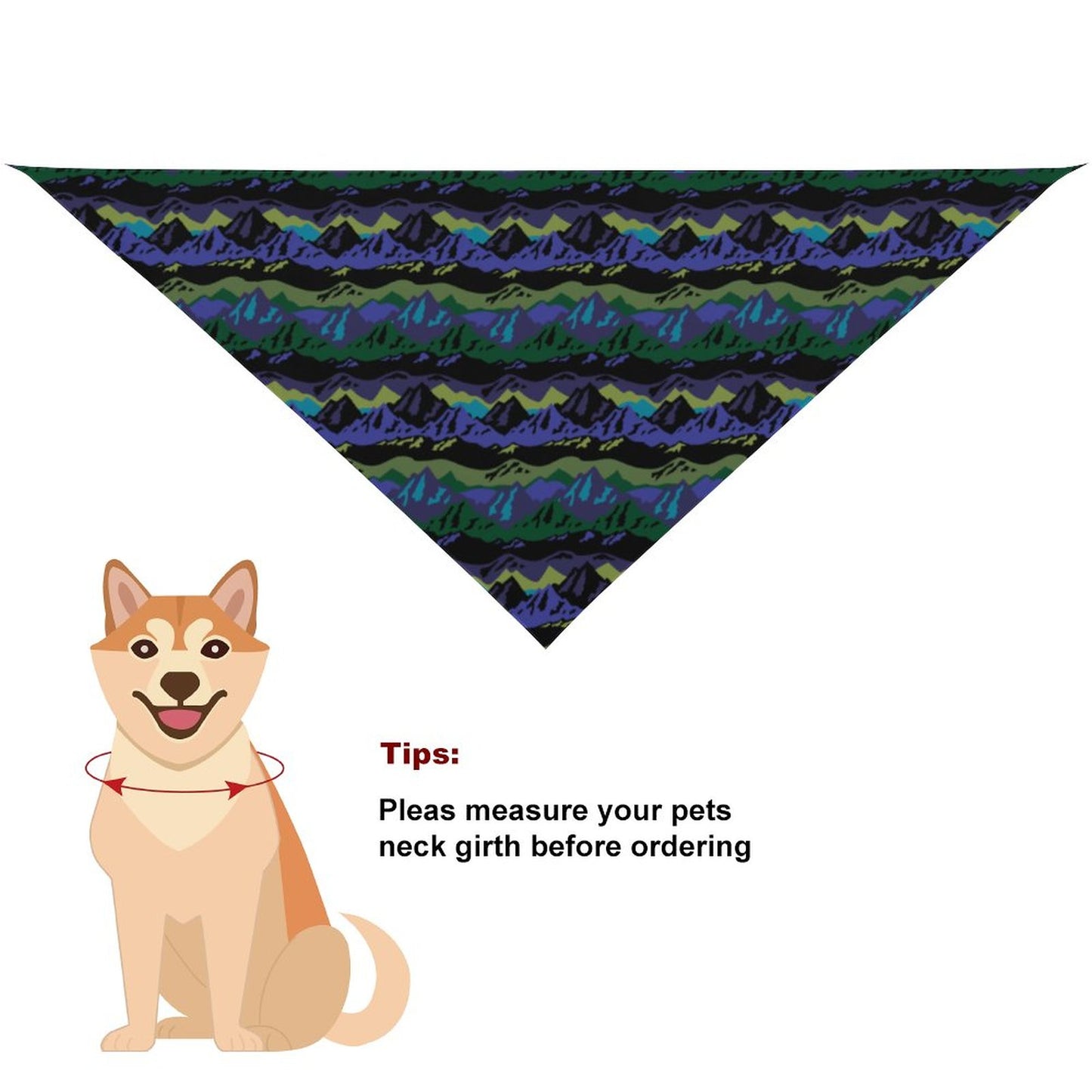 Pet Tie-On Bandana