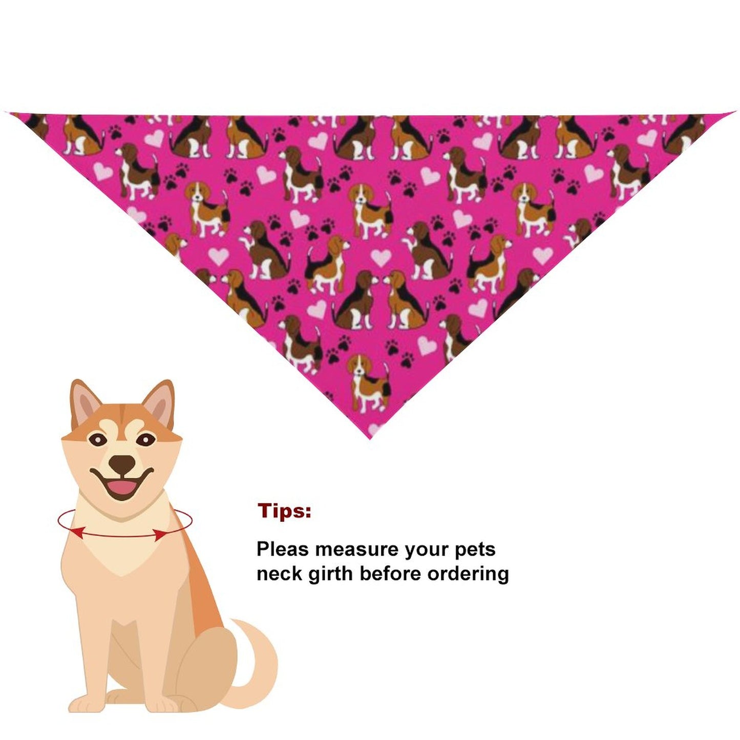 Pet Tie-On Bandana
