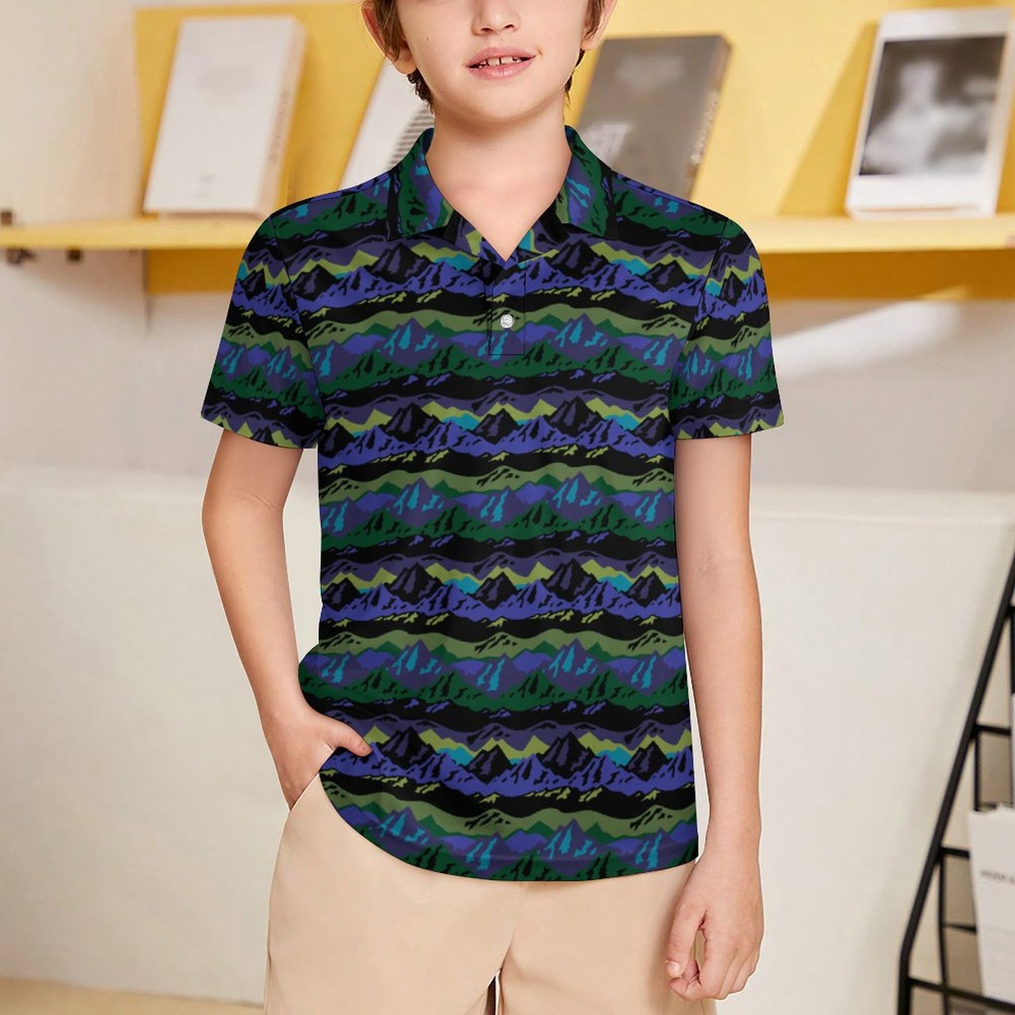 Kids' UPF50+ Polo Shirt