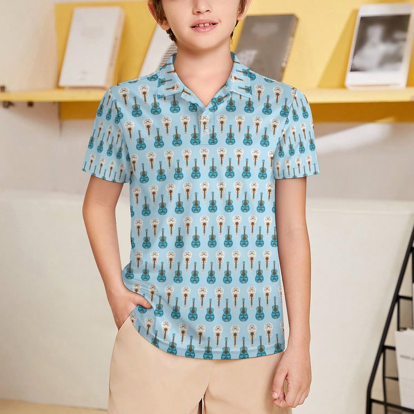Kids' UPF50+ Polo Shirt