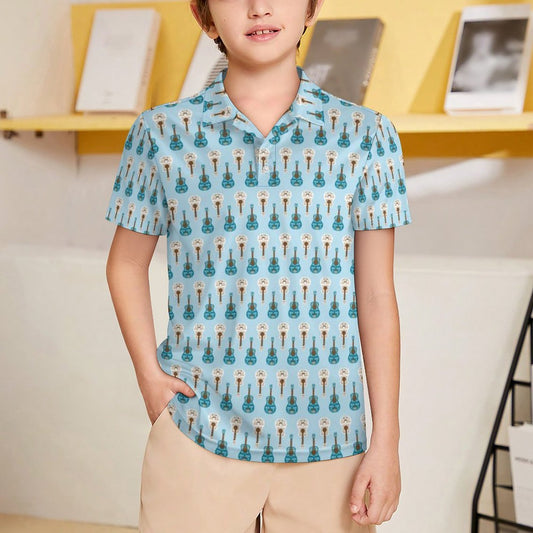 Kids' UPF50+ Polo Shirt