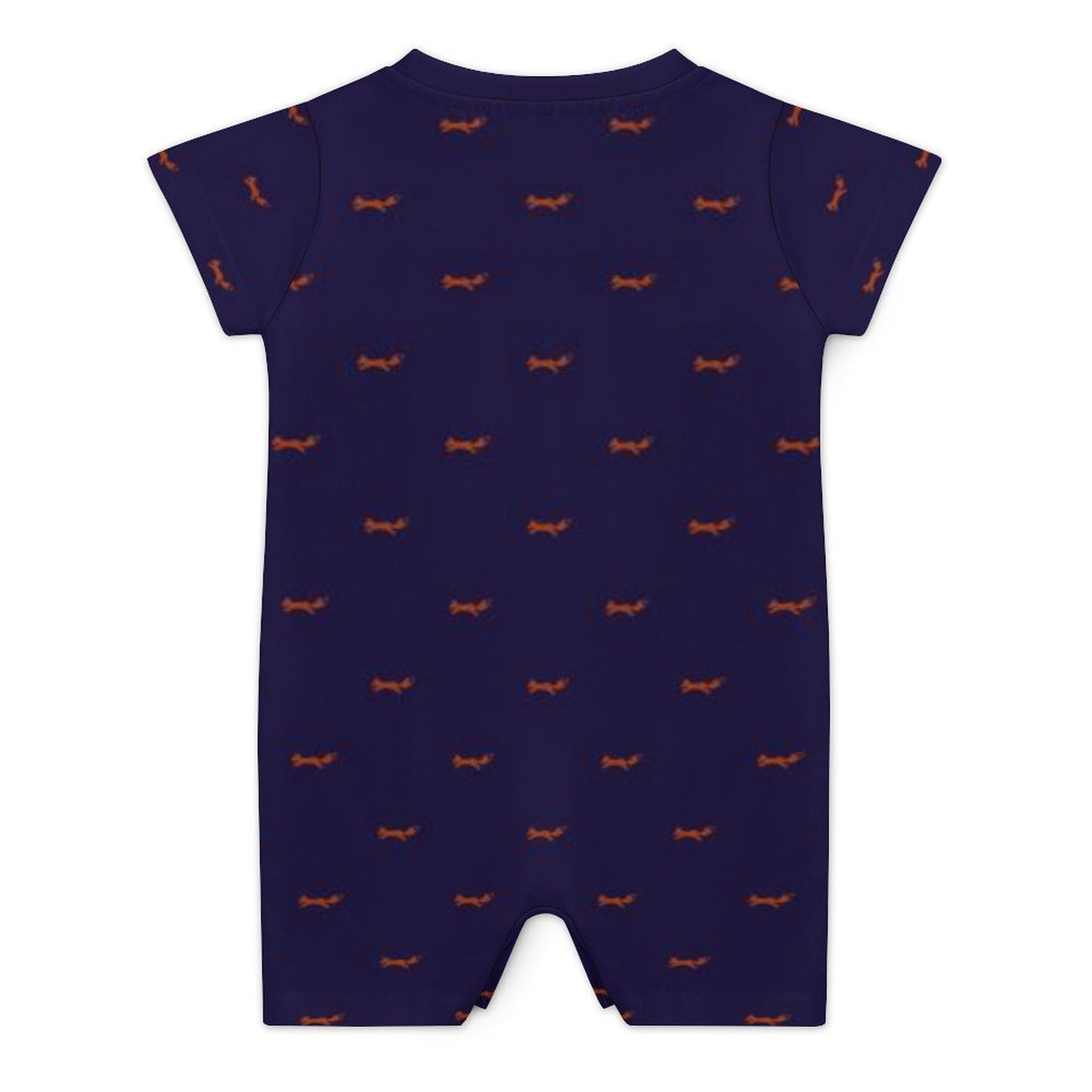 180gsm Faux Cotton Short Sleeve Baby Bodysuit Romper(All-Over Printing)