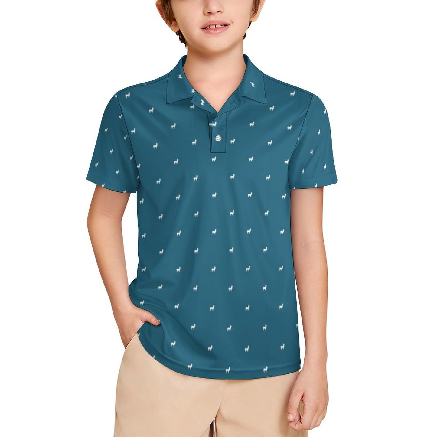 Kids' UPF50+ Polo Shirt