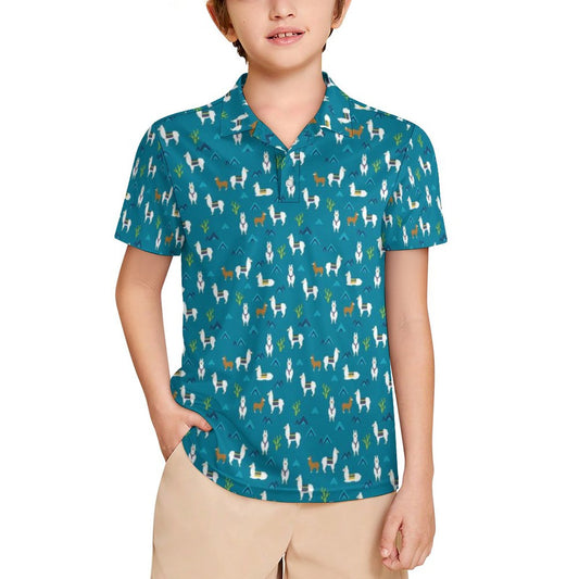 Kids' UPF50+ Polo Shirt
