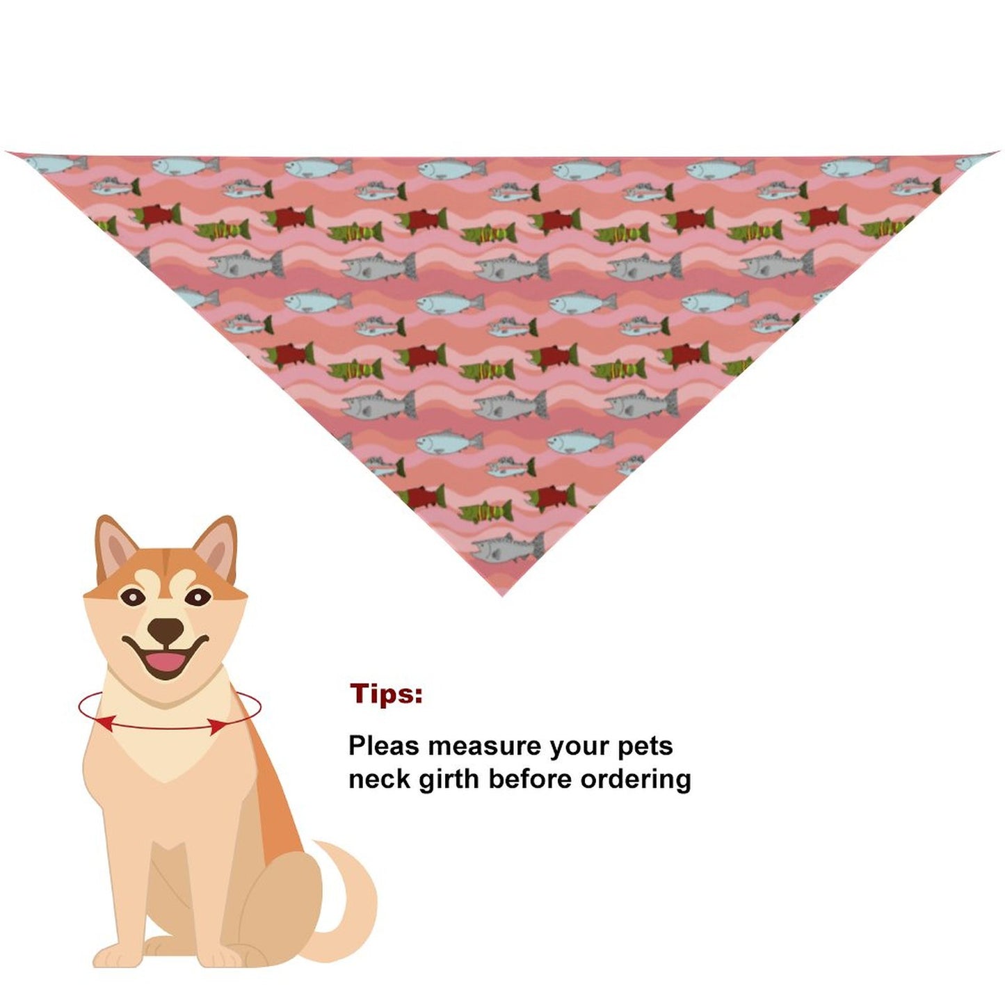 Pet Tie-On Bandana