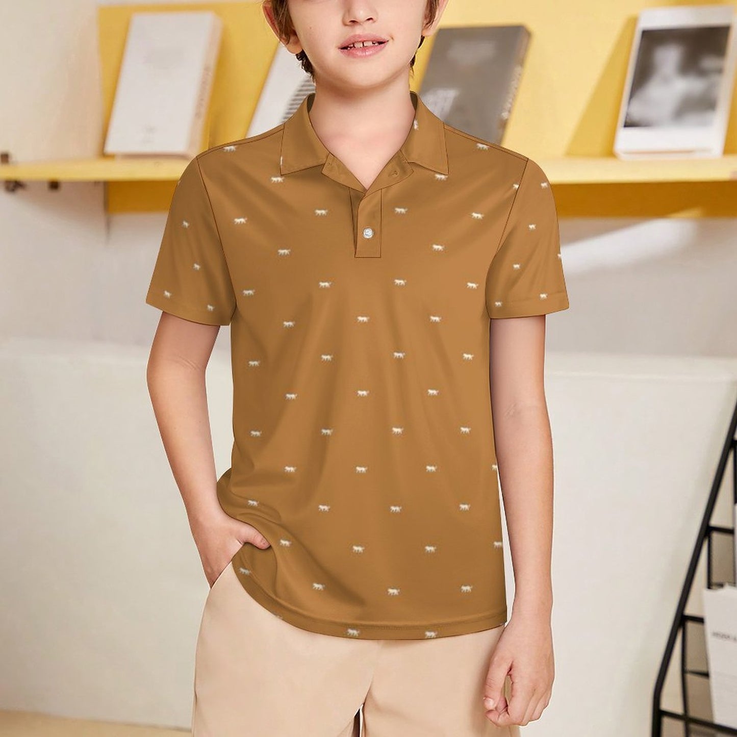 Kids' UPF50+ Polo Shirt