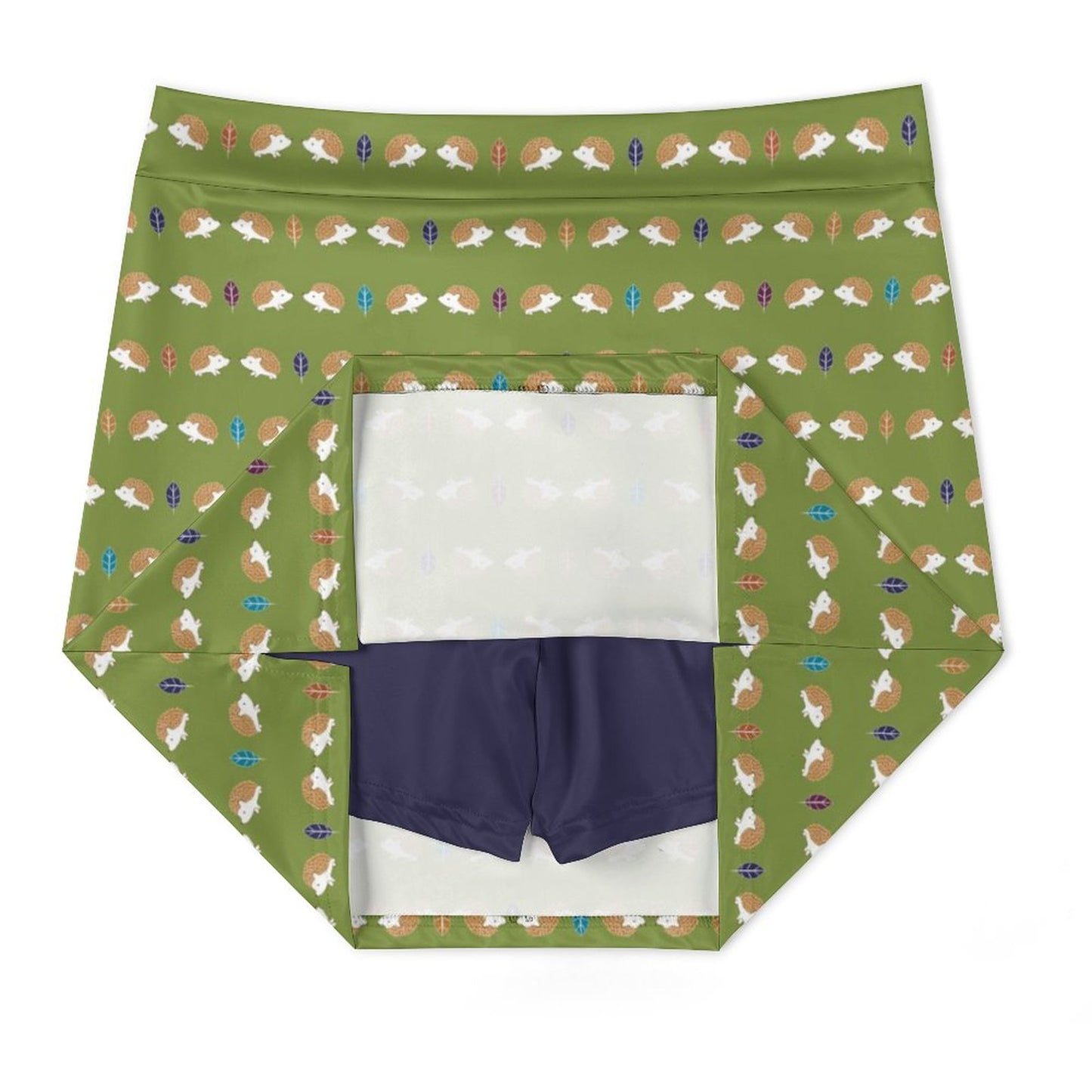 Anti-peep Skort with Pocket(All-over Printing)
