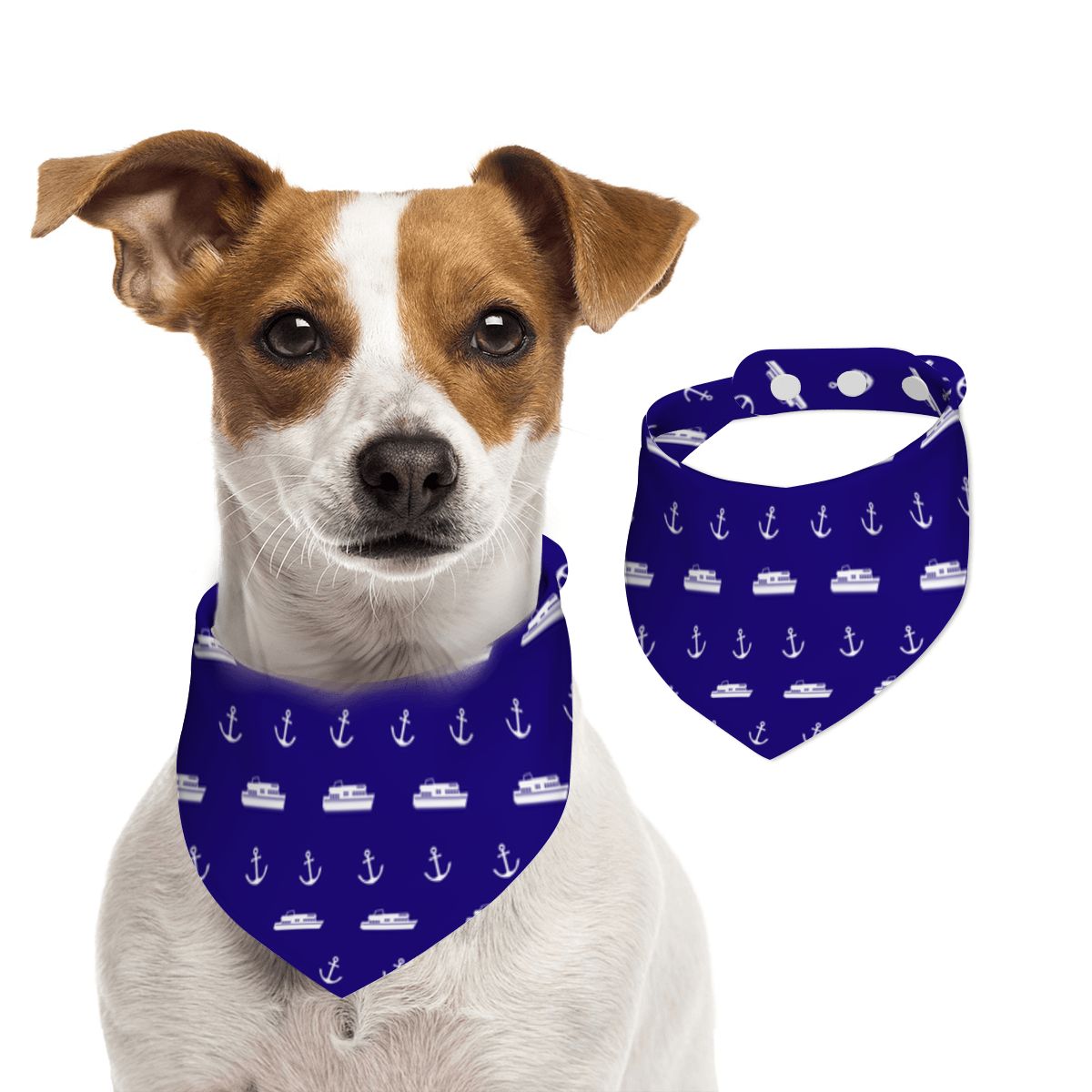 Pet Cotton Snap Bandana