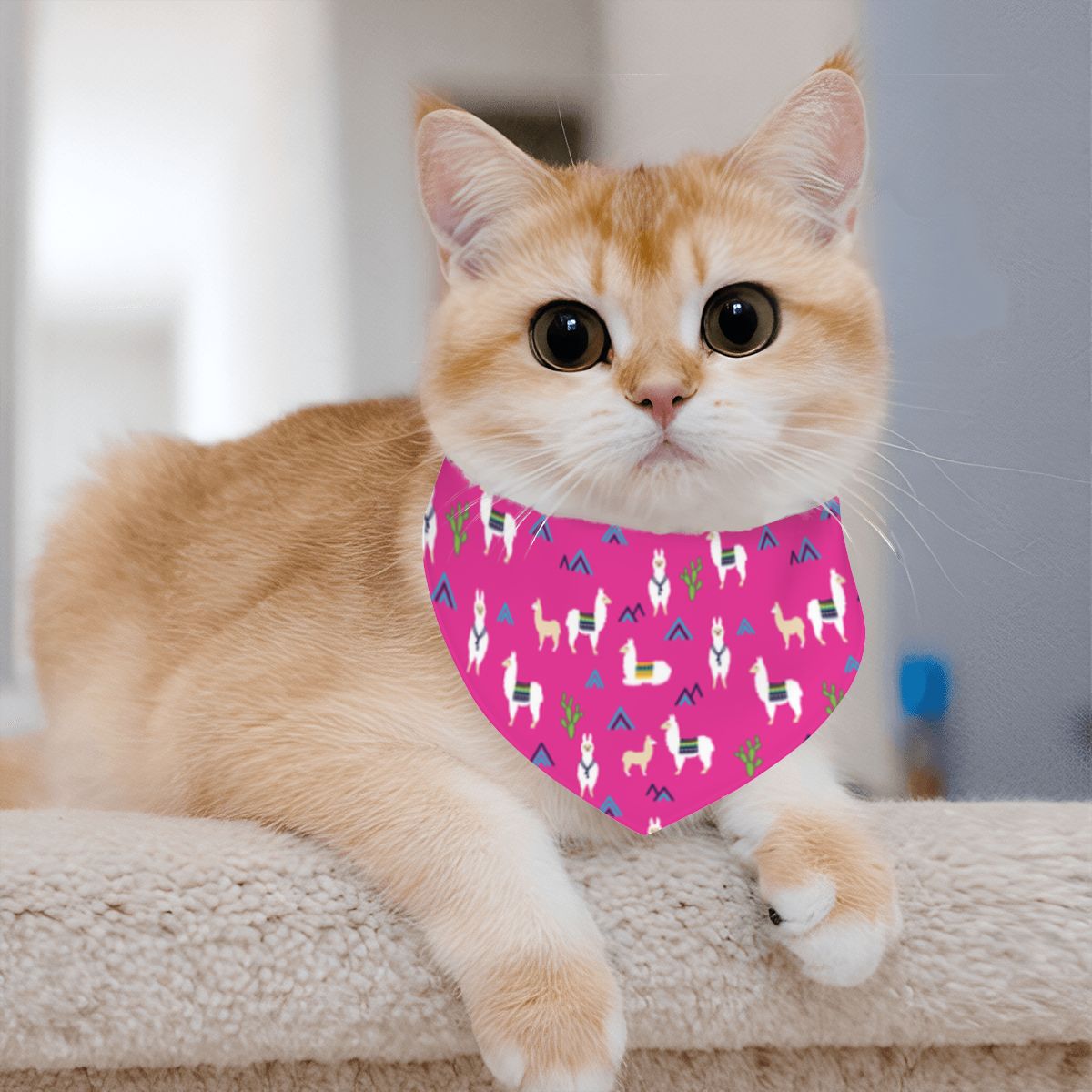 Pet Cotton Snap Bandana