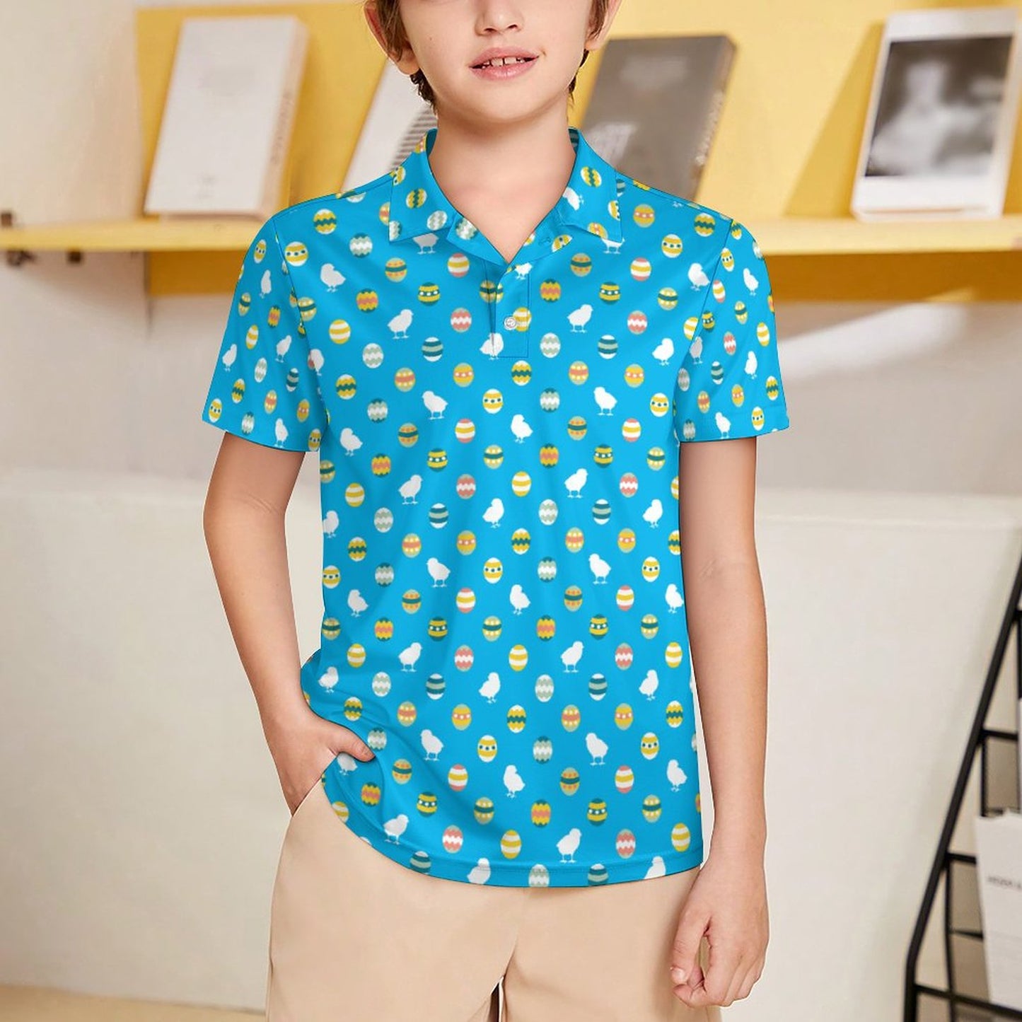 Kids' UPF50+ Polo Shirt