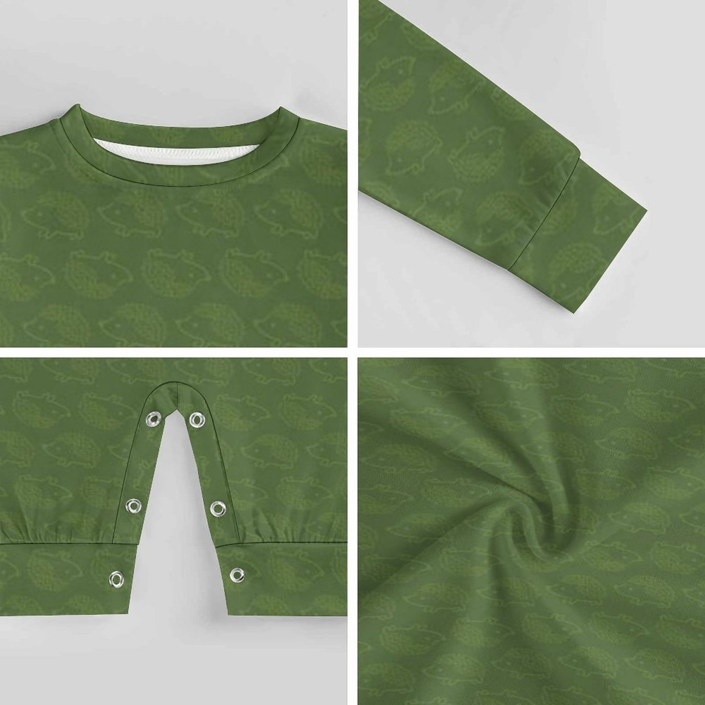 180gsm Baby Romper-9 Sites(All-Over Printing)