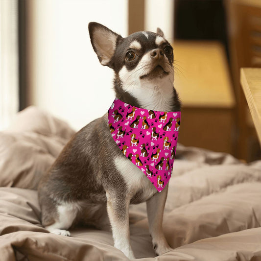 Pet Cotton Snap Bandana