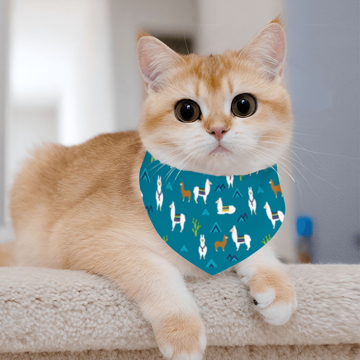 Pet Cotton Snap Bandana