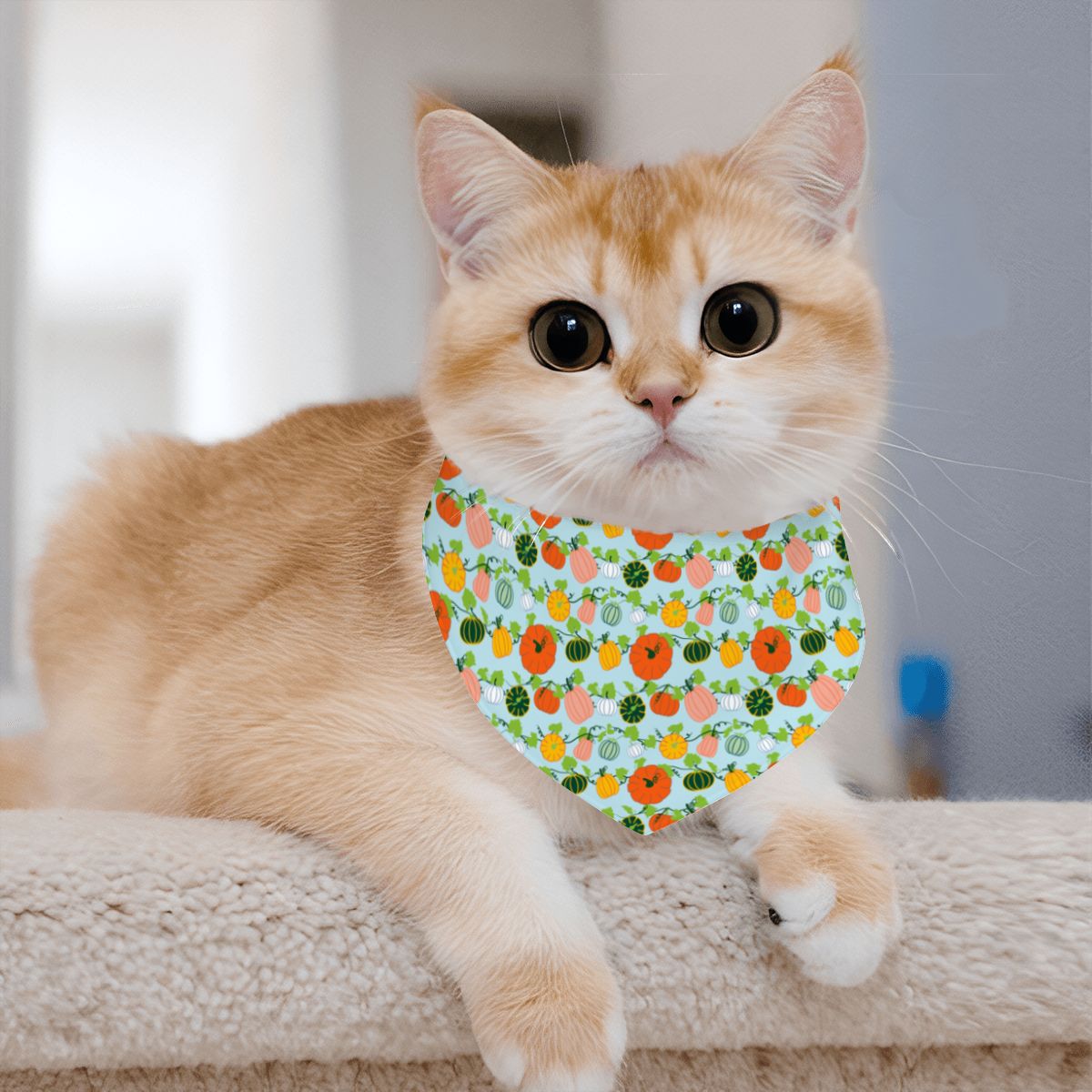 Pet Cotton Snap Bandana